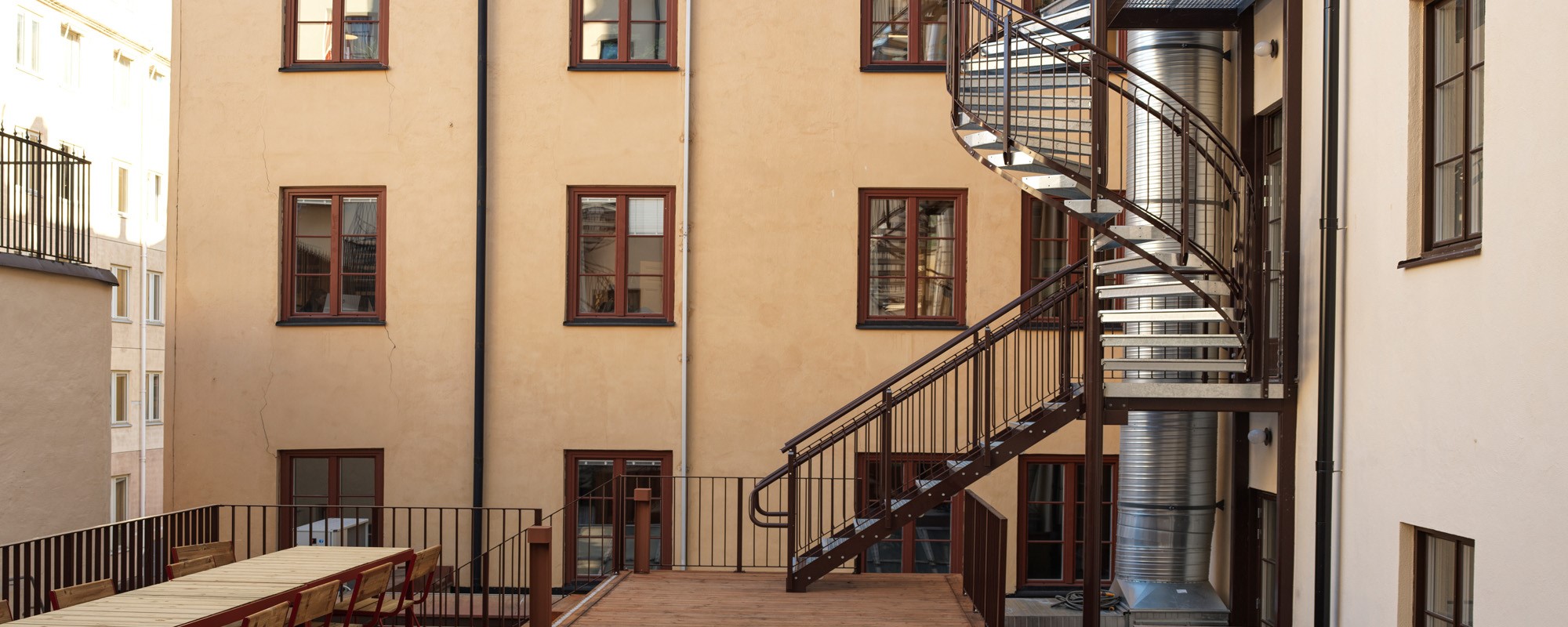 Spindeltreppe in feuerverzinkter Ausführung