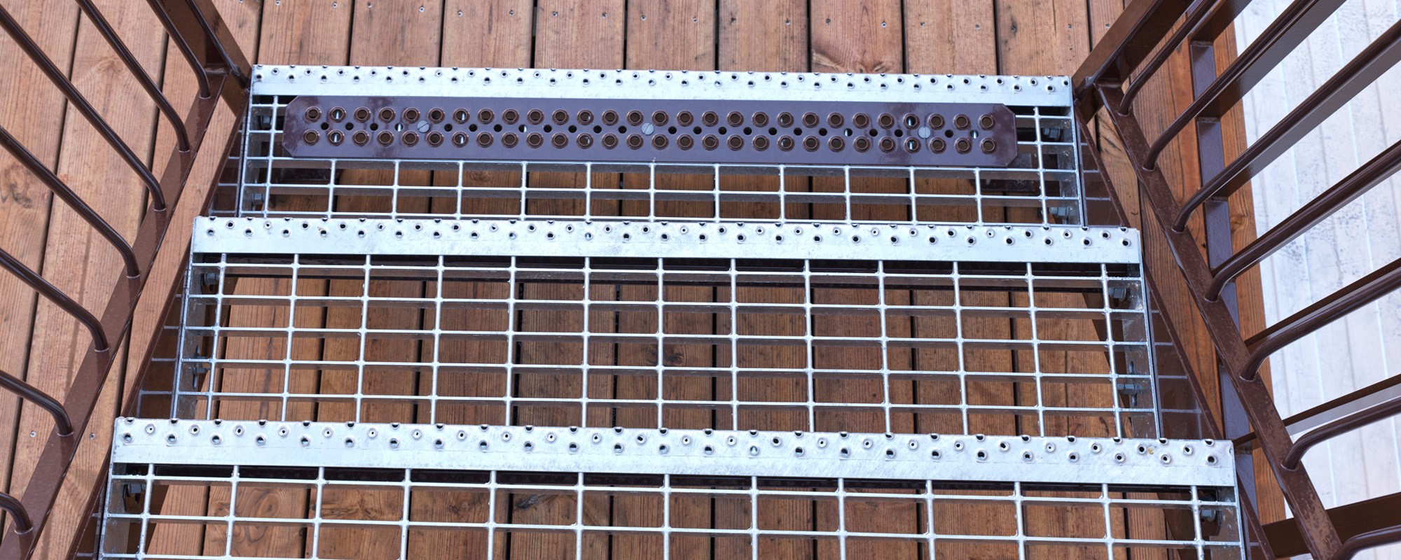 Treppenstufe Gitterrost